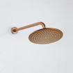Fortifura Calvi Hoofddouche 30cm rond 6mm Geborsteld koper PVD (Koper) SW1139124