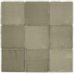 Ceralto Nordico Line Carreau mural 13x13cm 8.5mm pâte blanche Verde SW370538