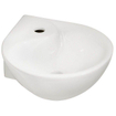 Wiesbaden Porta hoekfontein 35 x 35 x 14,5 cm glans wit SW10646