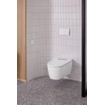 Geberit Aquaclean Sela WC douche - 37.5x56.5cm - frein de chute - Keratect - plaque de recouvrement chrome - blanc alpin SW258980