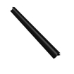 FugaFlow Eccelente Profilé d'évacuation/verrou d'étanchéité/barrière d'eau en verre - universel - 200cm coupable - pour verre 6mm - noir mat SW1467989