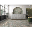 Terravito Fivaro wand- en vloertegel - 60x120cm - 10.5mm - Rechthoek - gerectificeerd - Marmerlook - Groen gepolijst SW647520