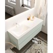 Mondiaz VICA ensemble de meuble de salle de bain - 120cm - meuble sous-vasque gris - 2 tiroirs - lavabo nuage gauche - 1 trou de robinet - version XL 60cm haut SW1090874