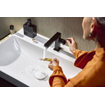 Hansgrohe Tecturis E Mitigeur lavabo - vidage clic-clac - bec 15.5 cm - noir mat SW918279