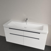 Villeroy & Boch Subway 2.0 lavabo-meuble - 130x47cm - 1 trou de robinet avec trop-plein blanc 1024046