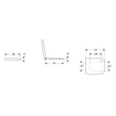Geberit Renova Plan closetzitting met deksel wit SW404957