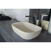 By Goof Waskom - opbouw - 46x12.2x34cm - Solid surface - Ovaal - Mat Beige SW1177029