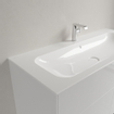 Villeroy & Boch Finion Lavabo pour meuble 120x50cm avec 1 trou pour robinetterie ceramic+ avec trop-plein caché blanc SW106538