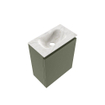 MONDIAZ TURE-DLUX 40cm toiletmeubel Army. EDEN wastafel Ostra positie midden. Zonder kraangat. SW1104715