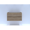 HR badmeubelen infinity meuble 100 cm 2 tiroirs - cadre à poignée - couleur chêne naturel SW462305
