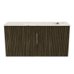 Mondiaz JOYA-DLUX 80cm toiletmeubel - kleur Shadow - Wastafel FAYE positie Rechts 1 kraangat kleur Nata. SW1424956