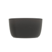 Riho Oval waskom - 38x33cm - solid surface - semi transparant - frosted smoke SW1030665