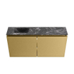 MONDIAZ TURE-DLUX Meuble WC 100cm Oro. EDEN lavabo Lava position gauche. Sans trou de robinet. SW1103934