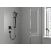 Hansgrohe Fixfit Square muuraansluitbocht m. terugslagklep mat zwart SW297535