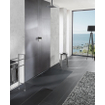 Villeroy & Boch Architectura receveur de douche - 140x90x1,5cm - metalrim anthracite SW28881