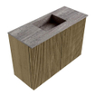 Mondiaz JOYA-DLUX Meuble de toilette 60cm - couleur Dusk - Vasque FAYE position Milieu Sans trou de robinet couleur Oza SW1425967