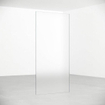 FugaFlow Eccelente Vetro inloopdouche badkamer - 110x200cm - mat glas - wandarm - geborsteld RVS SW1124514