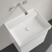 Villeroy & Boch Collaro lavabo - 60x47cm - sans trop-plein sans trou de robinet blanc SW358315