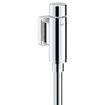GROHE Rondo chasse d'urinoir 1/2 avec tuyau de rinçage et raccord chromé 0729222