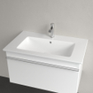 Villeroy & Boch Venticello Lavabo pour meuble 80x50cm avec 1 trou pour robinetterie (et 2 trous perçables) avec trop plein ceramic+ blanc 1025139
