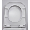 Duravit Happy D.2 WC-zitting 43x35.9x4.3cm met softclose met quickrelease Kunststof wit Glanzend SHOWROOMMODEL SHOW25574