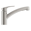 GROHE Eurosmart Mitigeur de cuisine - supersteel brossé SW536471