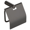 Wiesbaden Ida toiletrolhouder met klep gunmetal SHOWROOMMODEL SHOW26263
