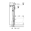 GeberitGISmodule wandclosetH120 B60cm Sigma res12cm hoek SW1236872