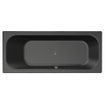 Xenz Aruba Ligbad - 190x80x48 - afvoer Midden - acryl - ebony SW103144