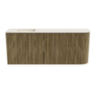 Mondiaz JOYA-DLUX 101.6cm toiletmeubel - ronding rechts kleur Dusk - Wastafel FAYE positie Links Zonder kraangat kleur Meli. SW1425862