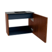Mondiaz JOYA-DLUX Meuble de toilette 50cm - couleur Ruby - Lavabo FAYE position Droite Sans trou de robinet couleur Lava SW1423594