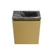 MONDIAZ TURE-DLUX Meuble toilette - 40cm - Oro - EDEN - vasque Lava - position droite - 1 trou de robinet SW1103917