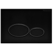 Wiesbaden X32 drukplaat voor inbouwreservoir mat zwart SW373485