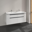 Villeroy & Boch Subway 2.0 meuble sous-lavabo - 128.7x59cm - 4 tiroirs Blanc mat SW479834