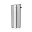 Brabantia Touch Bin Afvalemmer - 30 liter - kunststof binnenemmer - matt steel fingerprint proof SW1117321