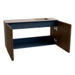 Mondiaz JOYA-DLUX Meuble WC 80 cm - couleur Walnut - Lavabo FAYE position Droite Sans trou de robinet couleur Arena. SW1424331