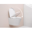 Clou Clever douche-WC met turbo flush 57cm met toiletzitting SW1242493