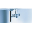 Hansgrohe Flowstar Premium siphon design réglable 5/4 avec tube mural avec rosace chrome 0457345