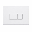 QeramiQ Dely Toiletset - inbouwreservoir Qeramiq Flush - 35mm zitting - kunststof glans witte bedieningsplaat - rechthoekige knoppen - glans wit SW1579180