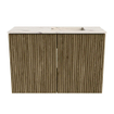 Mondiaz JOYA-DLUX 60cm toiletmeubel - kleur Dusk - Wastafel FAYE positie Rechts Zonder kraangat kleur Nata. SW1425891