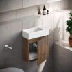 Clou Kaldur toiletrolhouder recht zonder klep mat wit SW917309