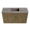 Mondiaz JOYA-DLUX Meuble de toilette 70cm - couleur Dusk - Vasque FAYE position Milieu 1 trou de robinet couleur Oza SW1425972