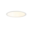 QAZQA Dept Spot encastrable - lot de 2 - 8.8x8.8x9.2cm - à intensité réglable - IP44 - Rond - Blanc SW1209702