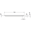 Duravit D Code douchebak 170x75x8.5cm acryl rechthoekig wit 0295850