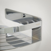 Tiger Caddy Panier de douche d'angle grand Chrome 22.4x7x22.4cm SW25220