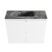 MONDIAZ TURE-DLUX meuble WC 60cm Talc. EDEN lavabo Lava position centrale. Sans trou de robinet. SW1103601