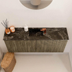 Mondiaz JOYA-DLUX 100cm toiletmeubel - kleur Dusk - Wastafel FAYE positie Midden 1 kraangat kleur Lava. SW1423251