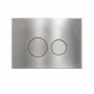 QeramiQ Dely Toiletset - inbouwreservoir Qeramiq Flush - 35mm zitting - metaal RVS bedieningsplaat - ronde knoppen - mat wit SW1579135