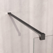 BRAUER Oblivion Douche à l'italienne - 110x200cm - revêtement verre - verre clair - gunmetal PVD brossé SW1417859