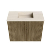 Mondiaz JOYA-DLUX 50cm meuble de toilette - couleur Dusk - Vasque FAYE position Milieu Sans trou de robinet couleur Meli. SW1425804
